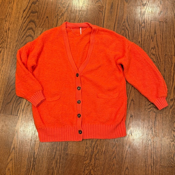 Free People Snow Drop Oversized Cardigan - Picture 4 of 10